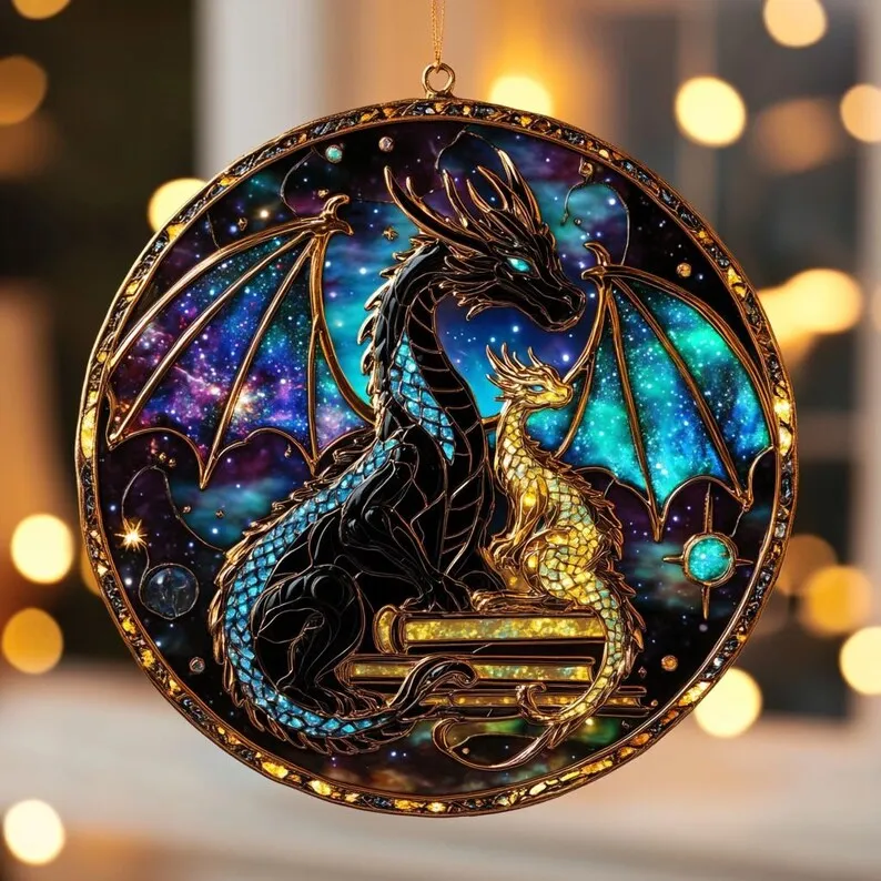 Acrylic Wing Dragon Suncatcher Ornament