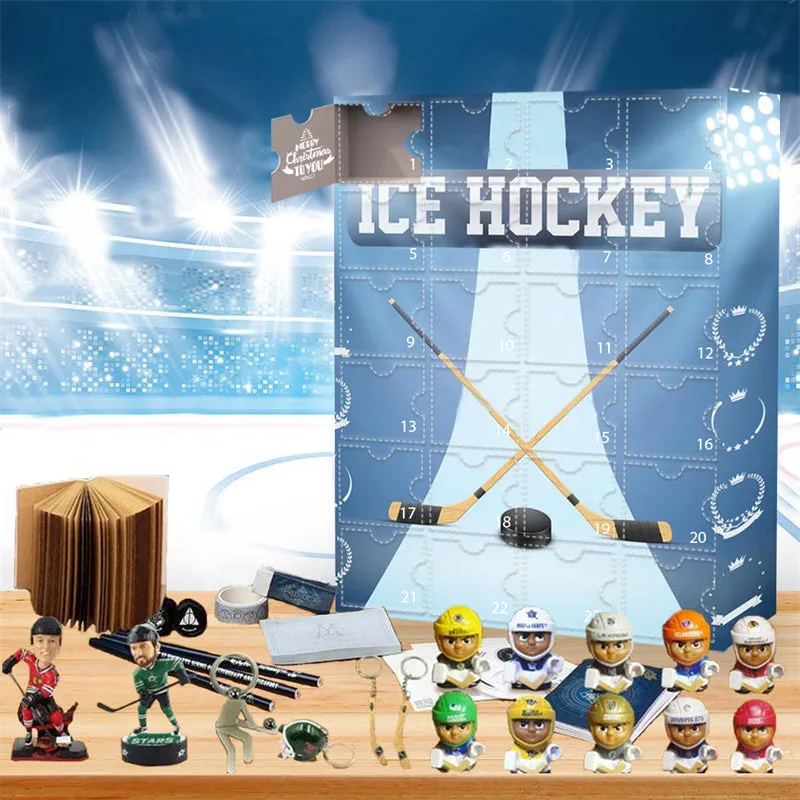 🔥 Hot Sale🔥 2024 Baseball & Ice Hockey Advent Calendar 2024 ⚾ 🏒 📅