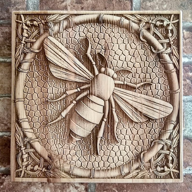 🔥50% Off & Free Shipping🔥👁‍🗨3D Stereoscopic Illusion Wood Laser Engraving Art🎨