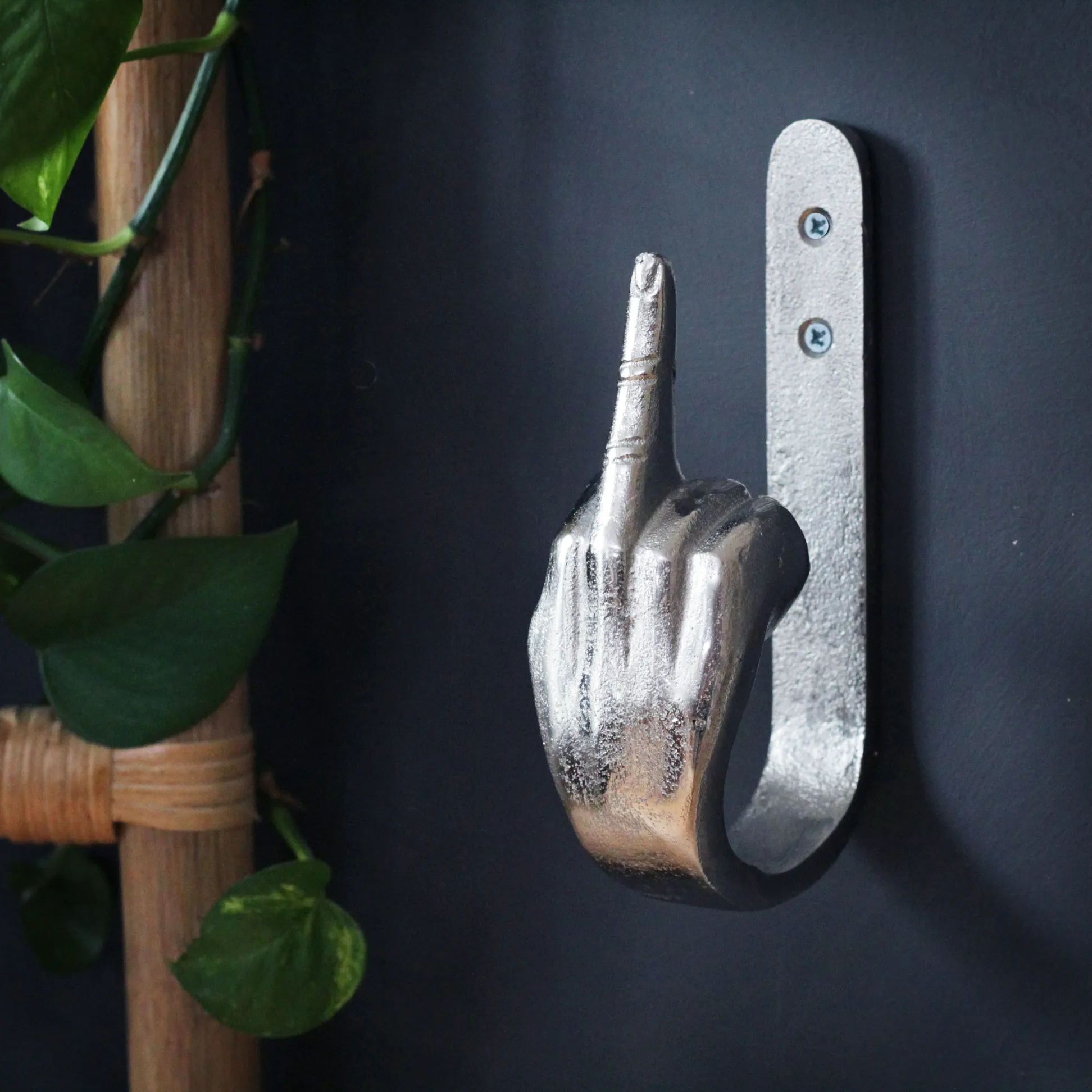 🖕Funny Metal Hand Hooks