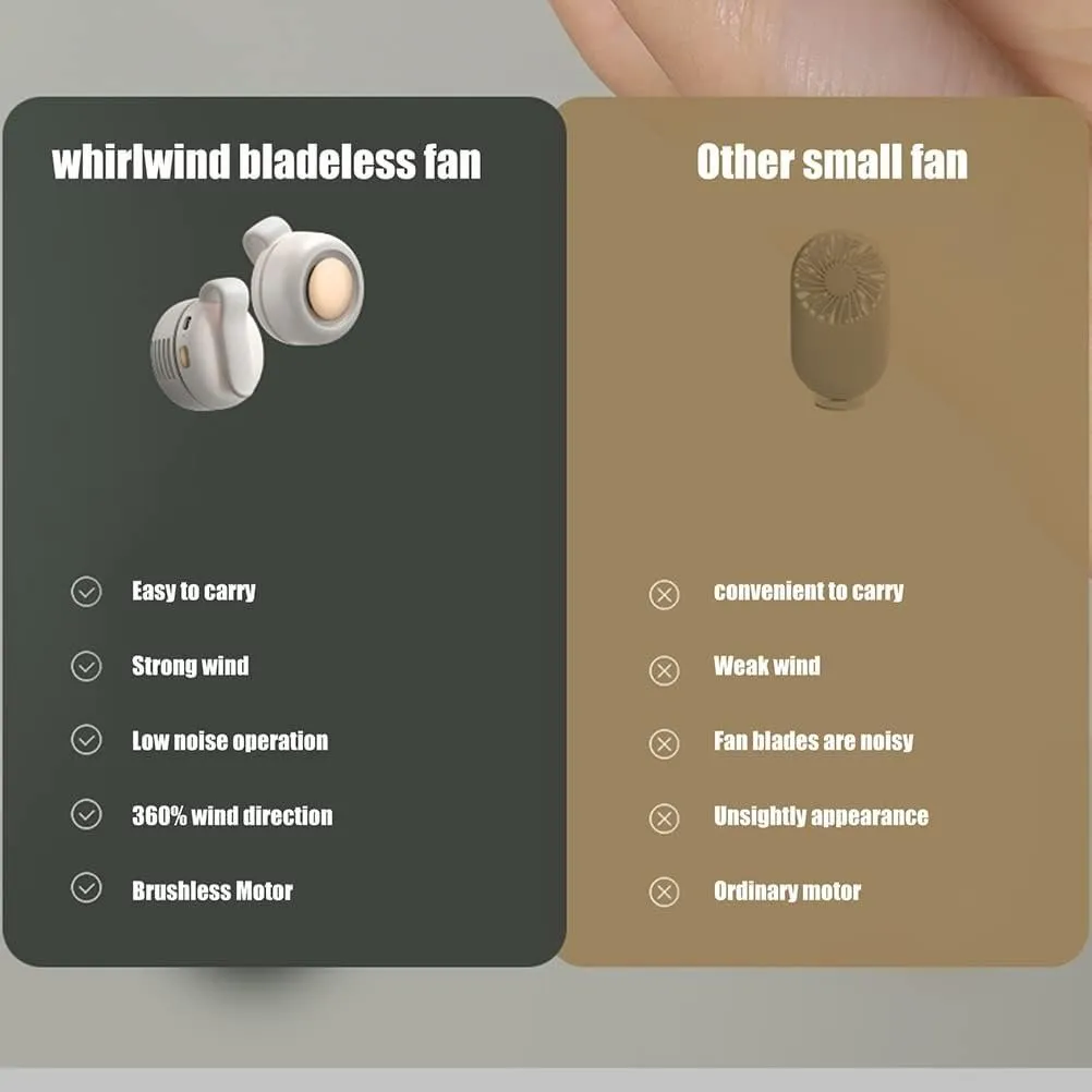 💥LAST DAY SALE 49% OFF-Portable Silent Mini Bladeless Electric Fan