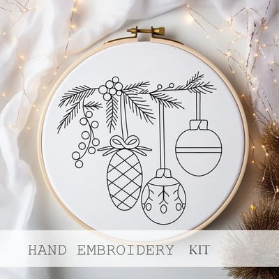 🎄Christmas Embroidery KIT🧵