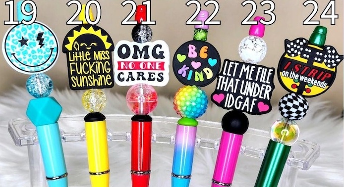 🔥Hot Sale 50% Off🔥😜Adult Humor Theme Bead Pens🔞