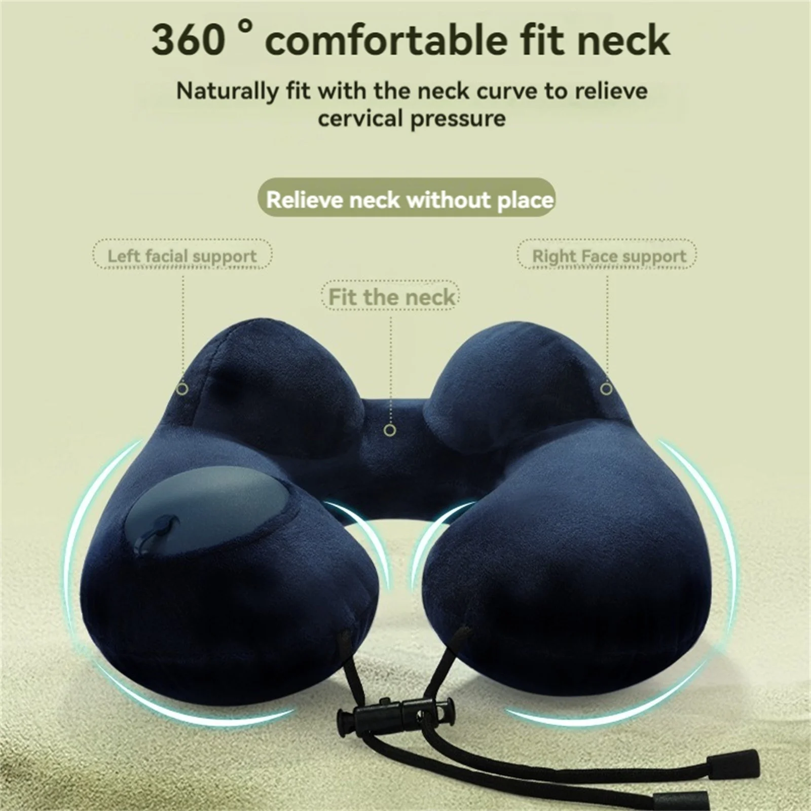 💥New Year's Sale 60% OFF💥Camelback Inflatable U-shaped Pillow💨