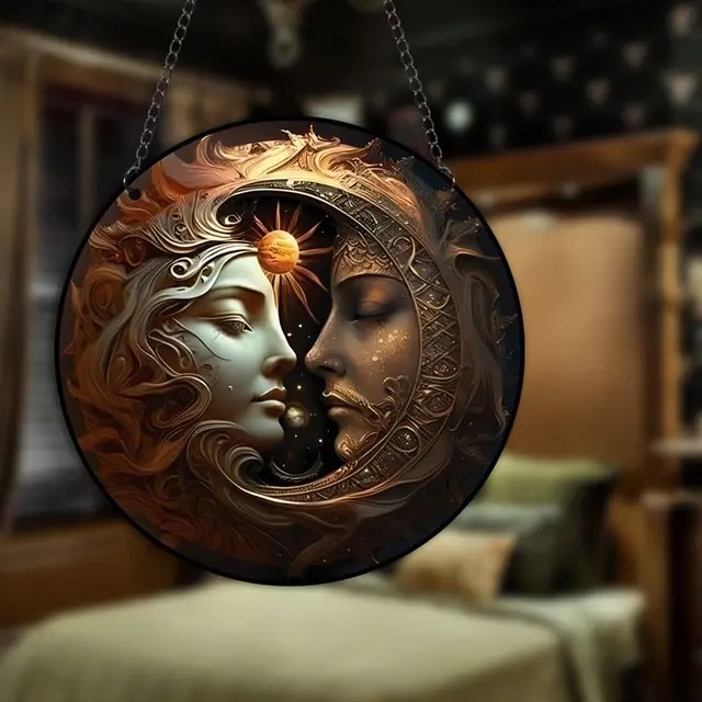 🔥Hot Sale 50% Off🔥😮Stunning Sun Tarot Card Wall Art🎇