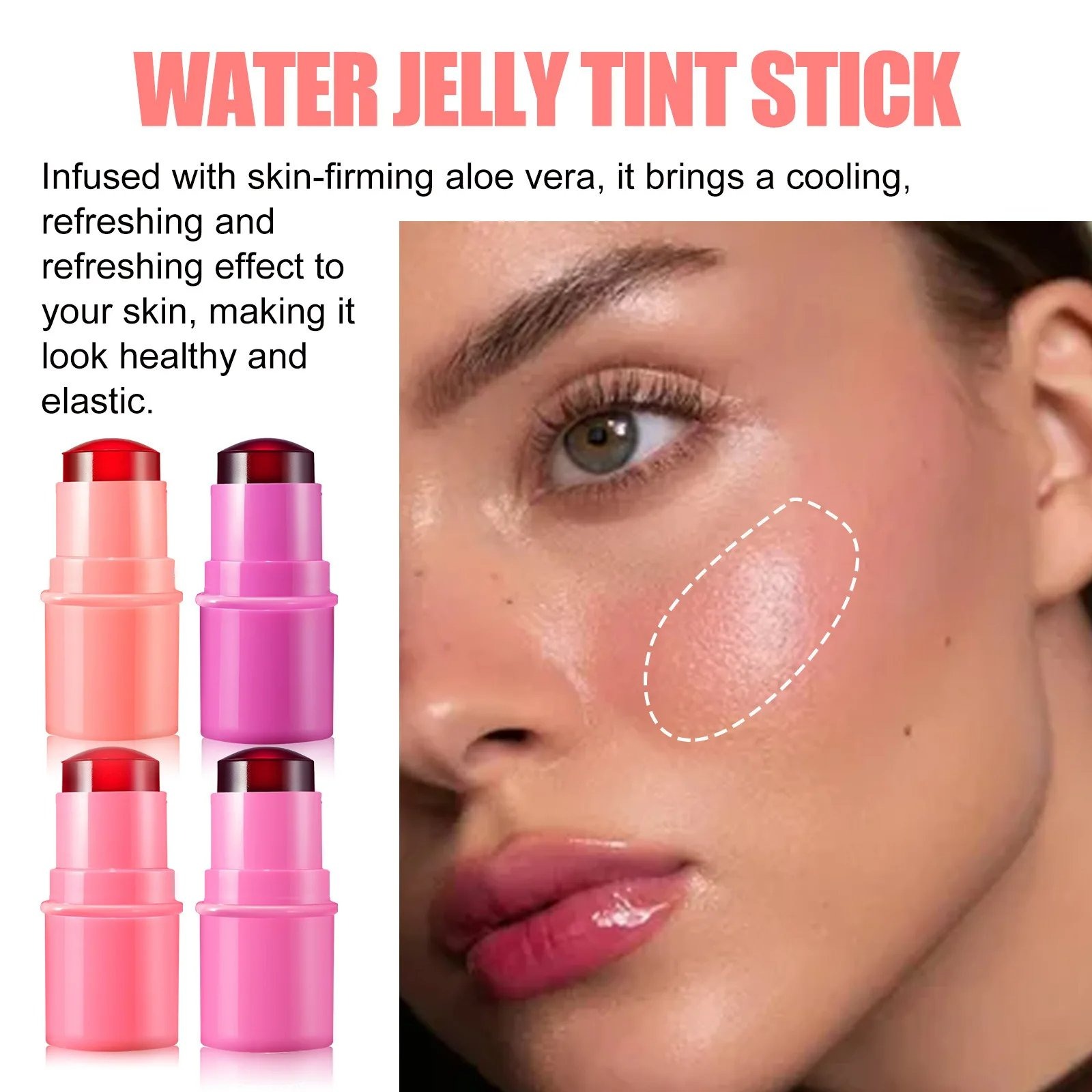 Cooling Water Jelly Lip Color Cheek Color