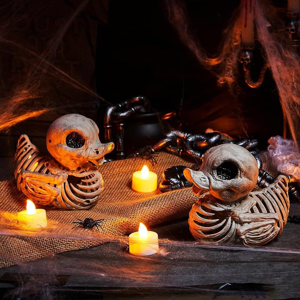 🔥Hot Sale 50% Off🔥🎃Halloween Skeleton Duck Decorative Ornaments🦆