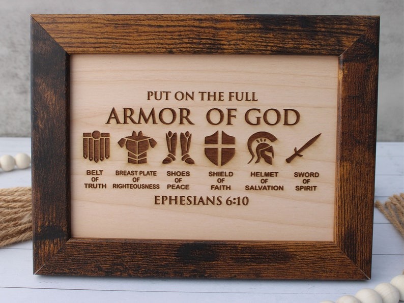 🔥Hot Sale 50% Off🔥🛡️Full Armor of God Sign Decor🎇