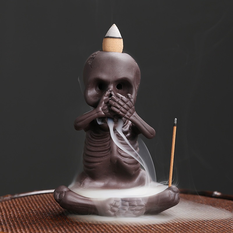 🔥Hot Sale 50% Off🔥🧘‍Three Wisdom Backflow Incense Burner