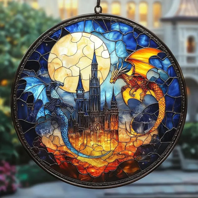 Acrylic Wing Dragon Suncatcher Ornament