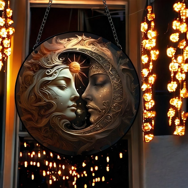 🔥Hot Sale 50% Off🔥😮Stunning Sun Tarot Card Wall Art🎇