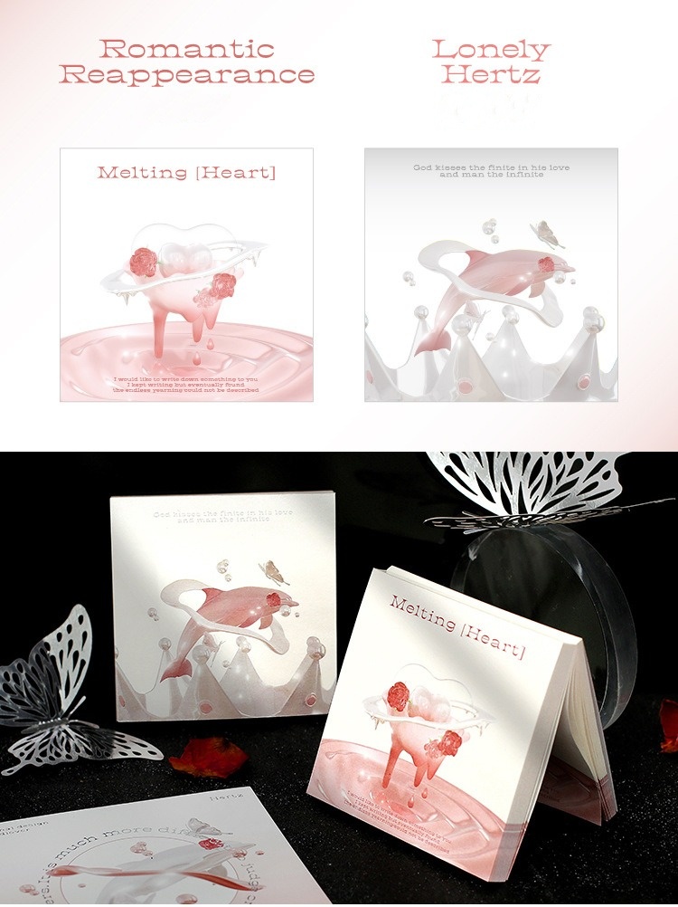 🔥Hot Sale 50% Off🔥Literary and Simple Rose Series Sticky Note Book📓