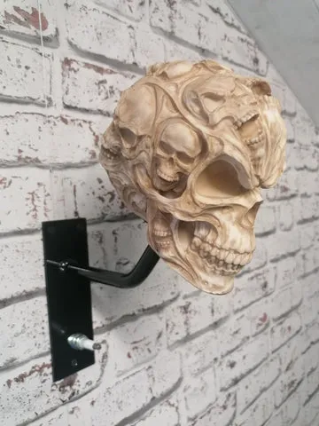 🔥LAST DAY 70% OFF🔥- 🏴‍☠️Motorcycle Helmet and Jacket Skull Holder