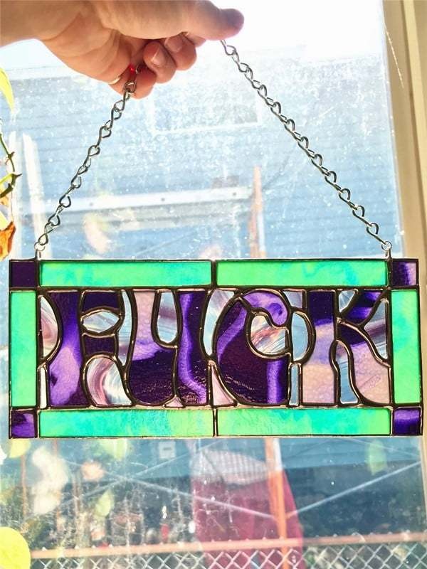 ✨Hot Sale 50% OFF--🤣F*CK Suncatcher