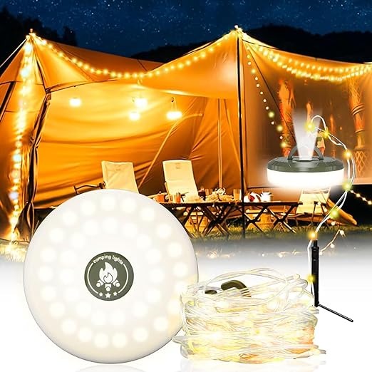 Waterproof and stowable portable rope light for outdoor