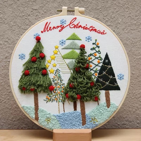 🔥 Hot Sale 50% Off🔥🎄Christmas Embroidery KIT 🧵