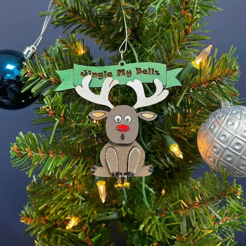 😹Jingle My Bells Christmas Ornament