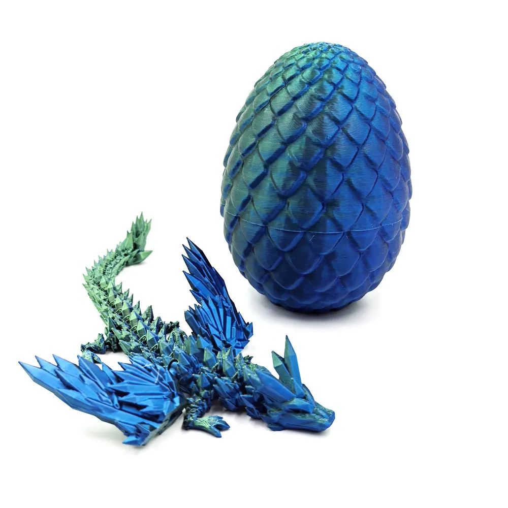 🐉3D-Printed Articulated Crystal Dragon