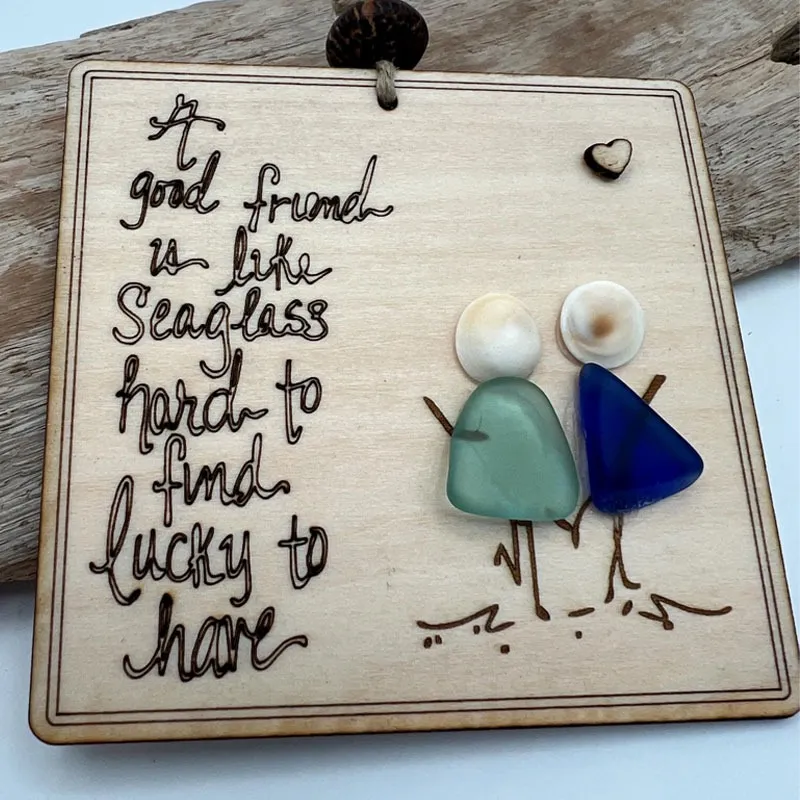 🌊Friendship Sea Glass Ornament 🎁