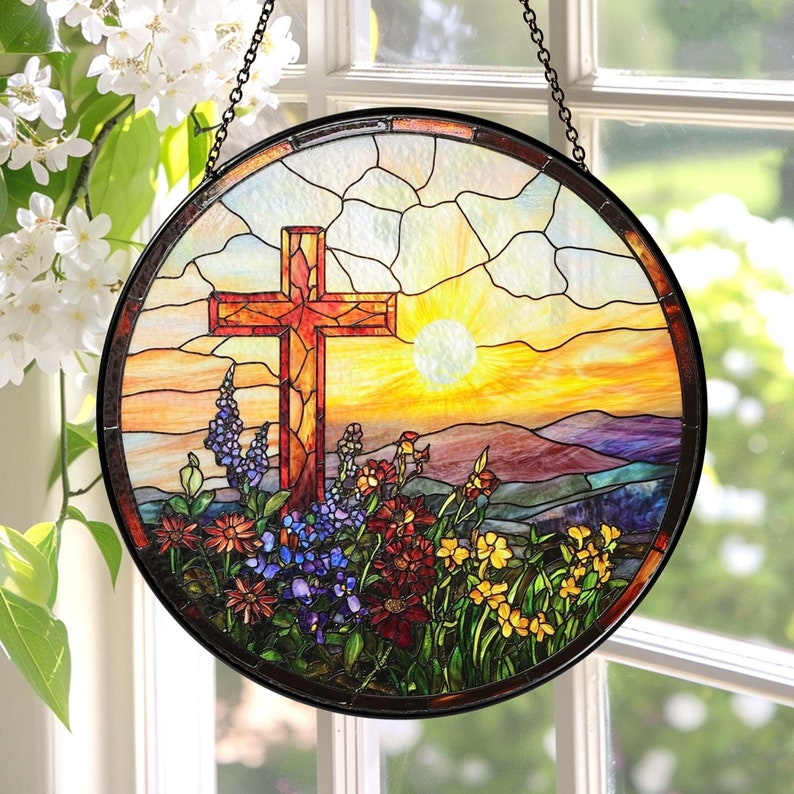 Cross Window Hanging
