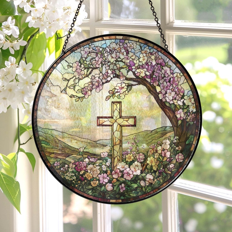 Cross Window Hanging