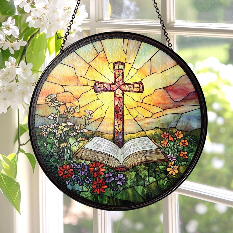 Cross Window Hanging