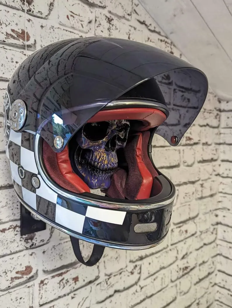 🔥LAST DAY 70% OFF🔥- 🏴‍☠️Motorcycle Helmet and Jacket Skull Holder