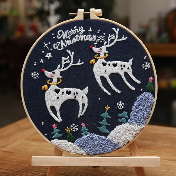 🔥 Hot Sale 50% Off🔥🎄Christmas Embroidery KIT 🧵