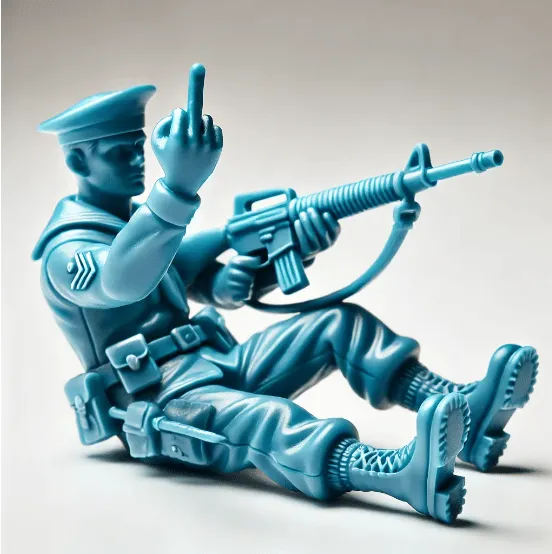 🤣Funny Green Army Men