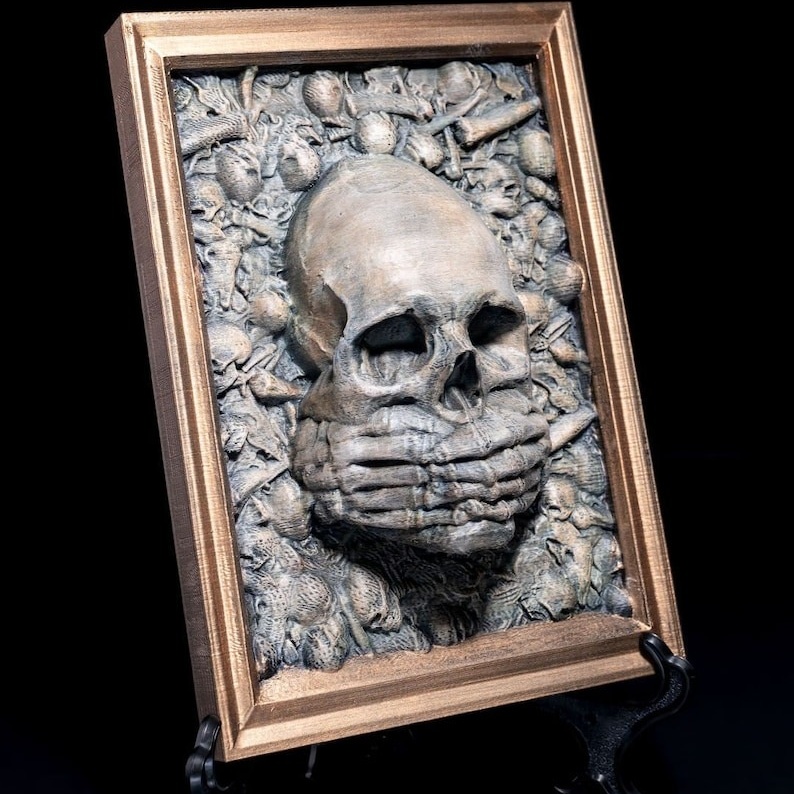 🔥Hot Sale 50% Off🔥🎃Three-Wisdom Skeleton Halloween Decorations