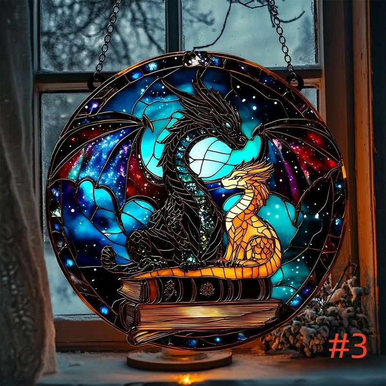 Acrylic Wing Dragon Suncatcher Ornament