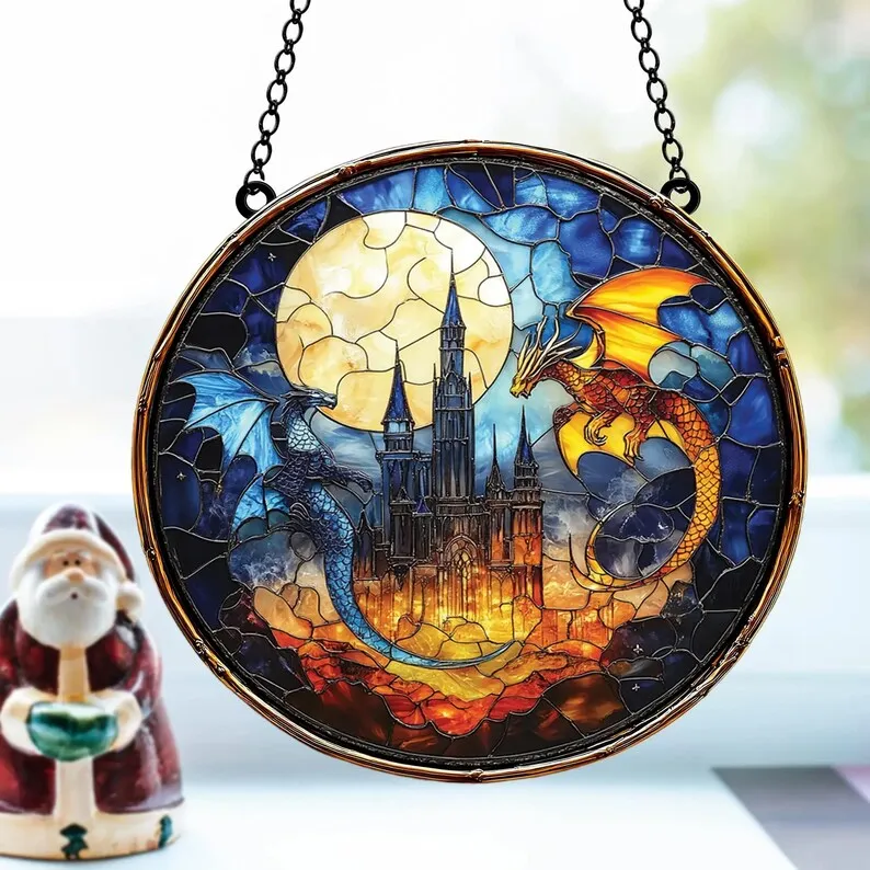 Acrylic Wing Dragon Suncatcher Ornament