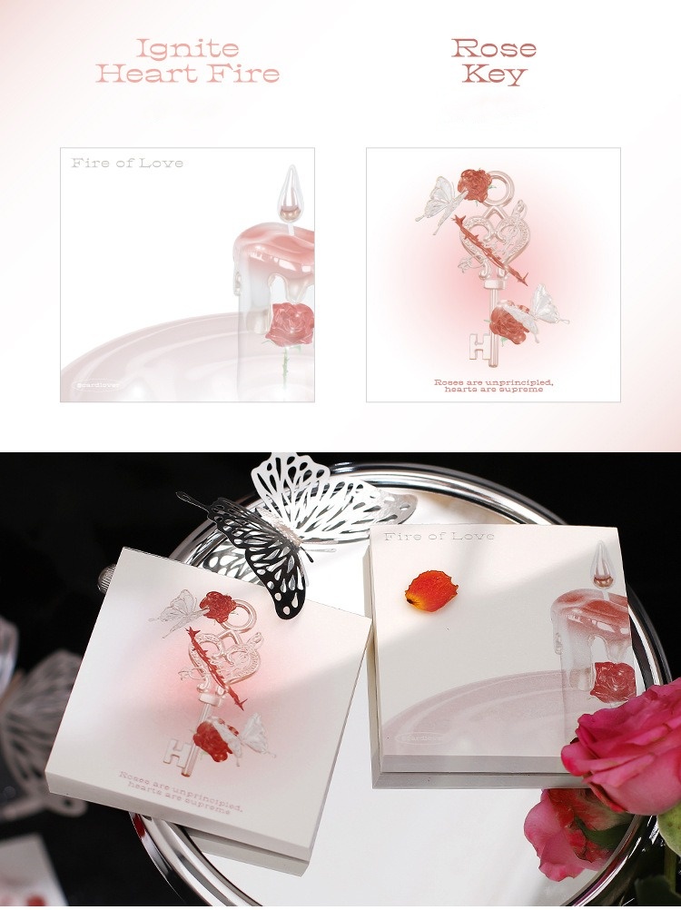 🔥Hot Sale 50% Off🔥Literary and Simple Rose Series Sticky Note Book📓