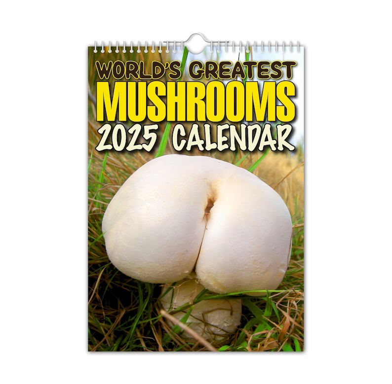 🔥 Hot Sale 50% Off🔥 Funny World's Greatest Mushrooms🍄- 2025 Wall Calendar📅