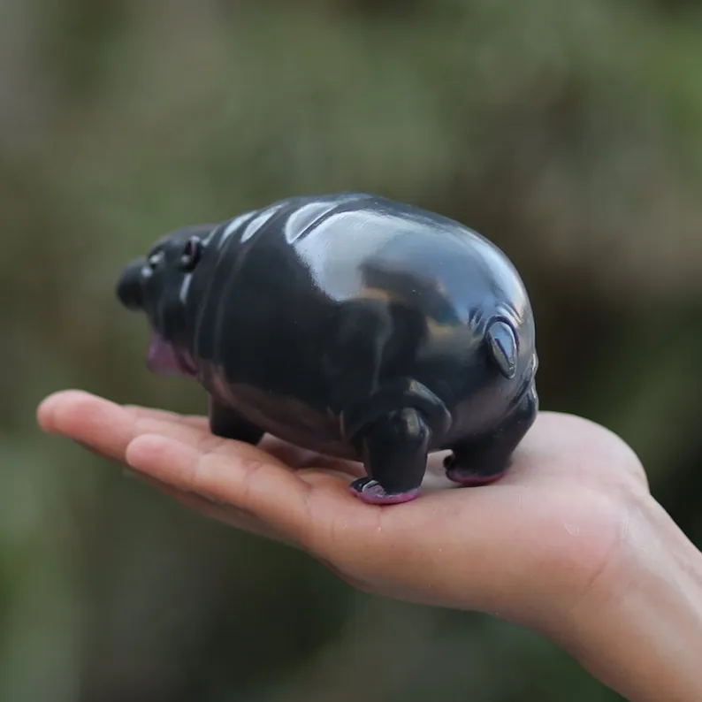 🔥 Hot Sale 50% Off🔥 Moo Deng Baby Pygmy Hippo Collectible