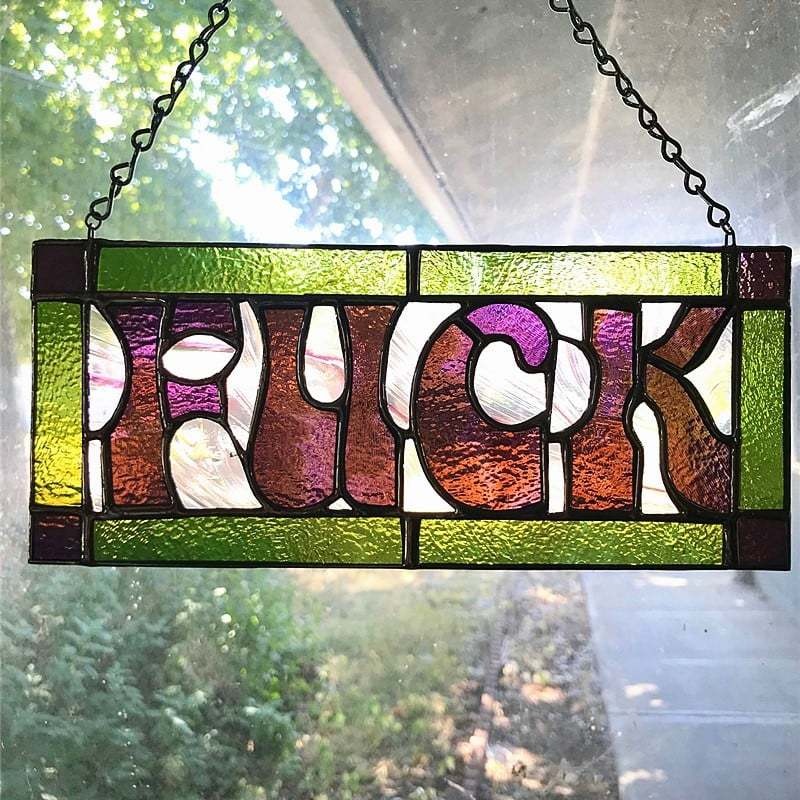 ✨Hot Sale 50% OFF--🤣F*CK Suncatcher
