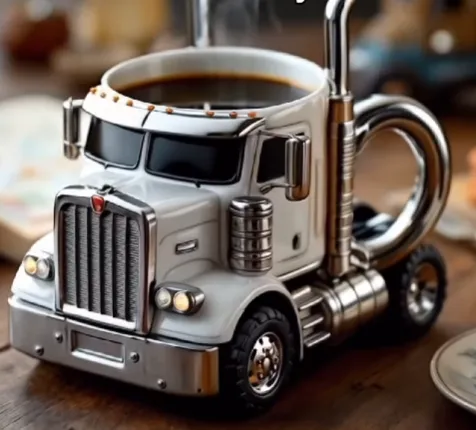 ☕Semi-Truck Coffee Mugs 