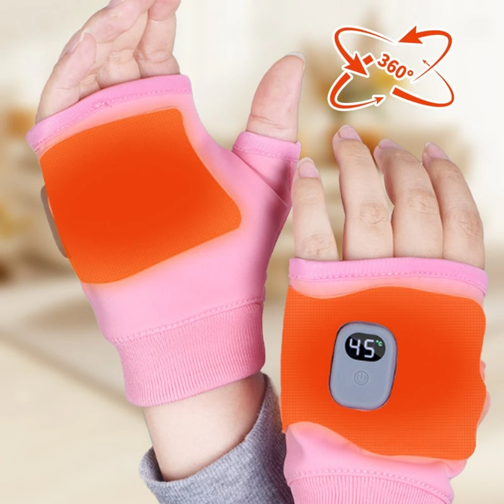 Smart Thermostatic Heated Fingerless Gloves