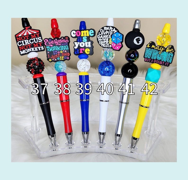 🔥Hot Sale 50% Off🔥Custom Design Adult Humor Beaded Pens🖊️