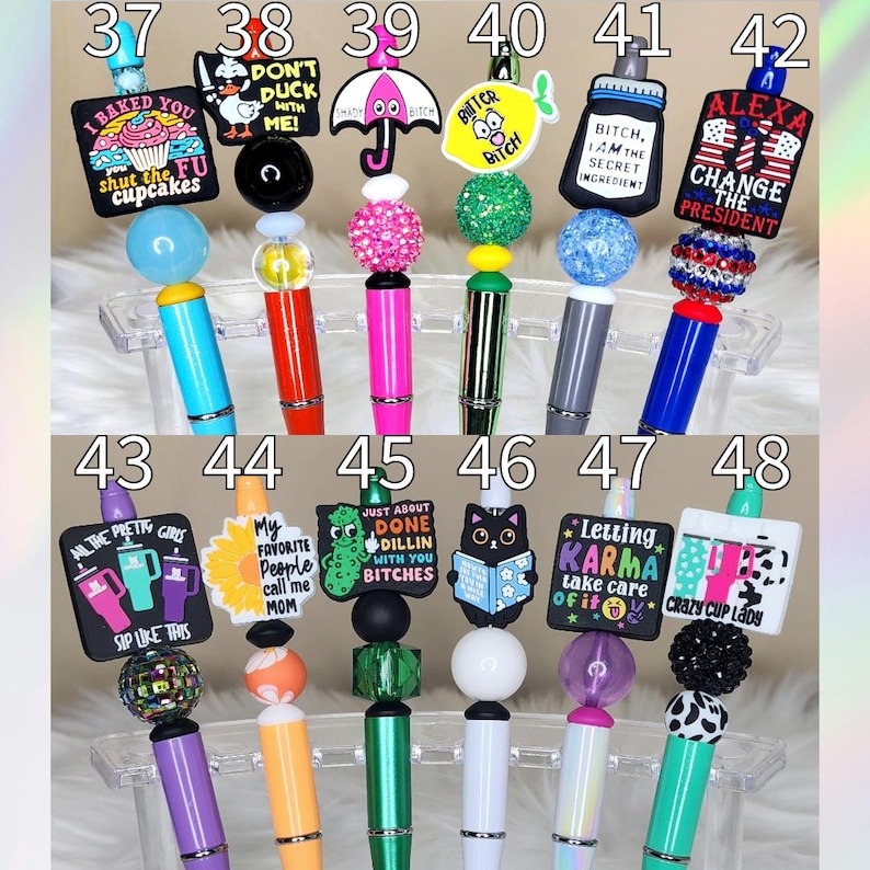 🔥Hot Sale 50% Off🔥😜Adult Humor Theme Bead Pens🔞