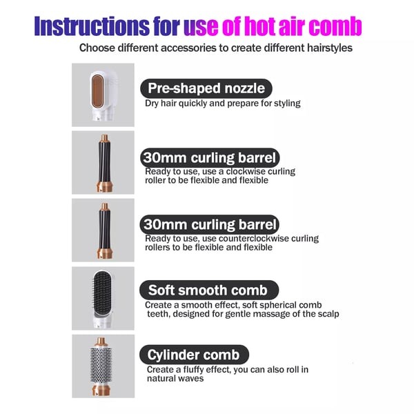 🔥50% Save🔥5-In-1 Professional Hairstyle Styling Tool