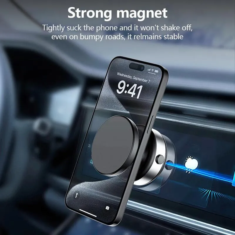 Car Electric Suction Cup Vacuum Magnetic Phone Holder