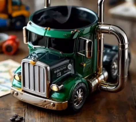 ☕Semi-Truck Coffee Mugs 