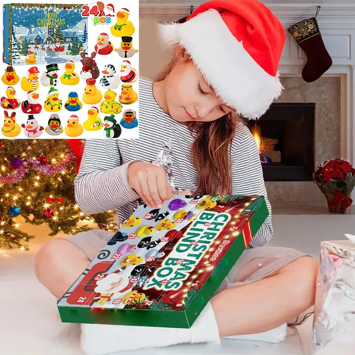 Countdown Christmas Rubber Ducks Advent Calendar