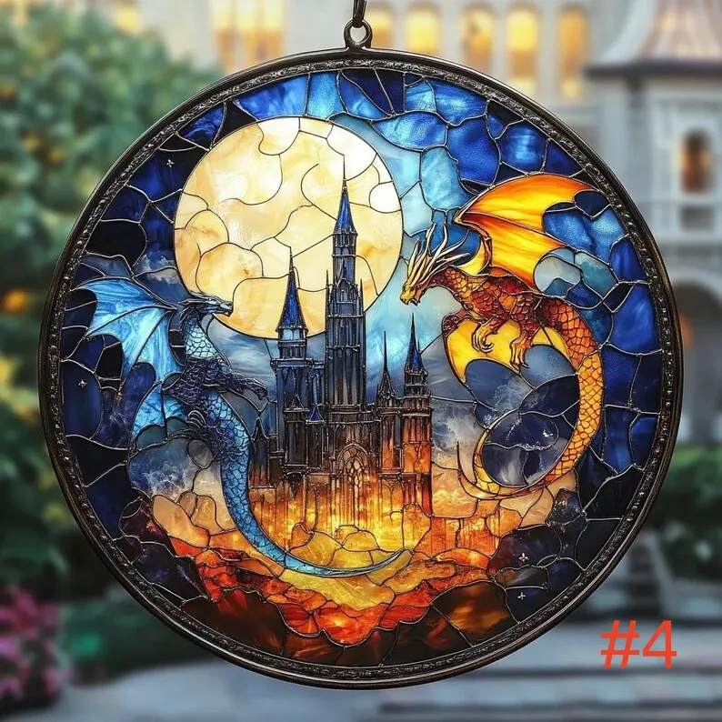 Acrylic Wing Dragon Suncatcher Ornament