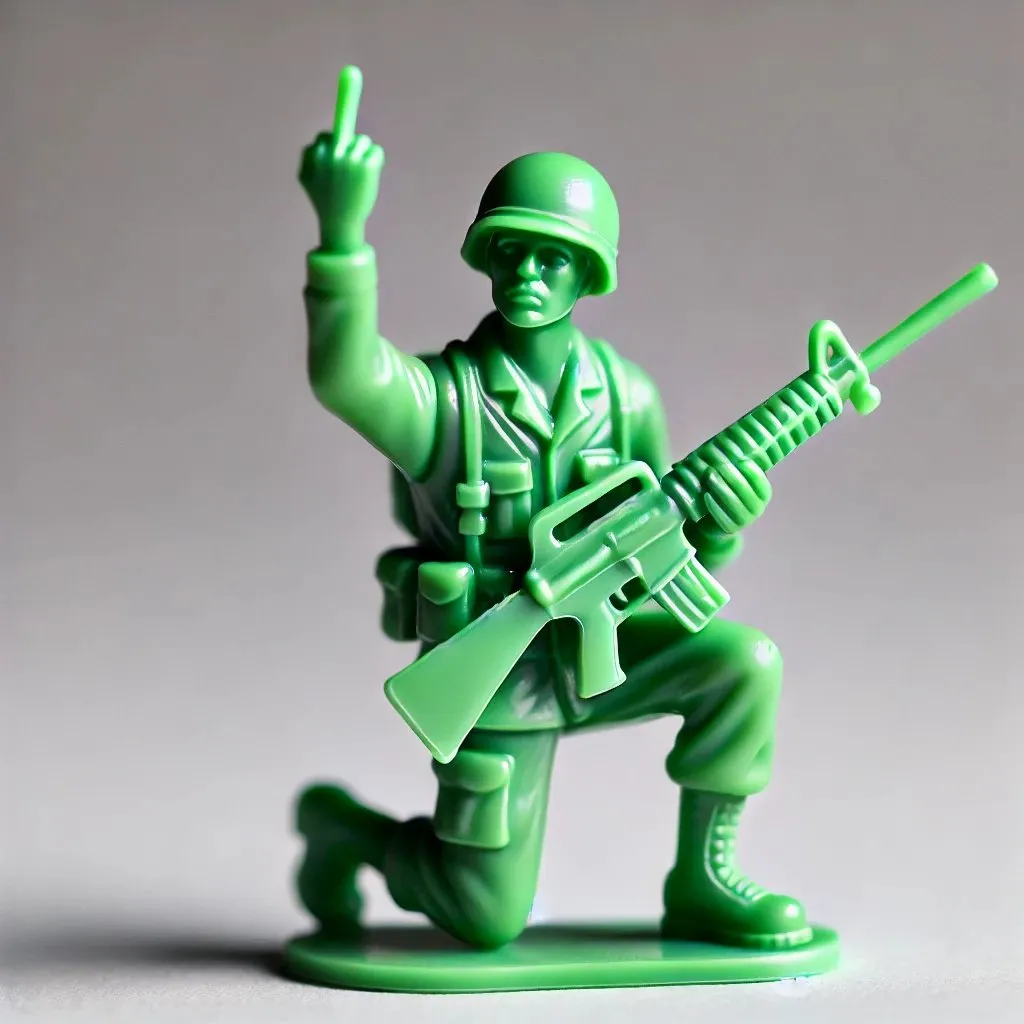 🤣Funny Green Army Men