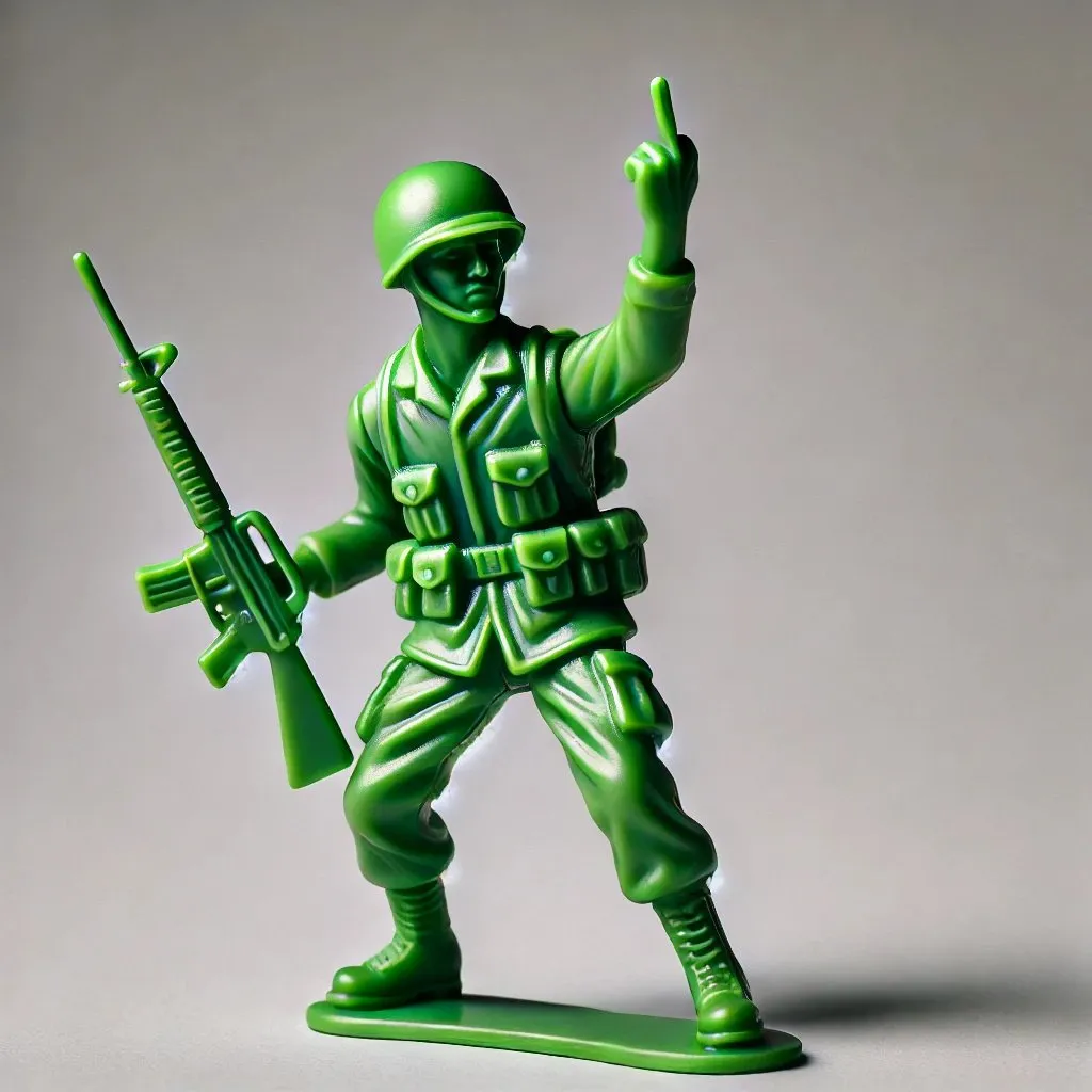 🤣Funny Green Army Men