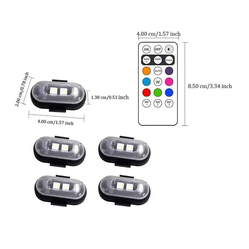 🔥New year‘s Day Hot Sale 50% OFF🔥Remote Control Strobe Light🚗