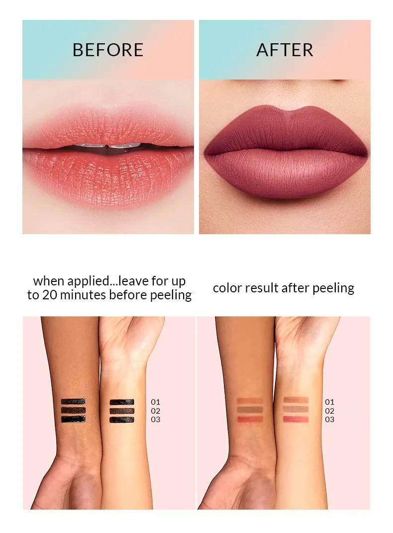 👄Peel-Off Lip Liner Stain - Lasts All Day & Night Lipliner