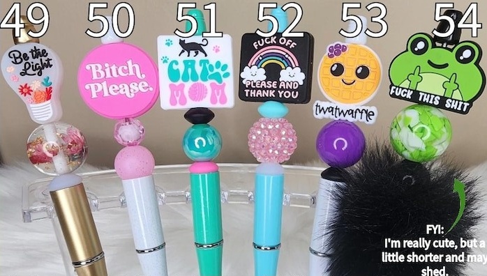 🔥Hot Sale 50% Off🔥😜Adult Humor Theme Bead Pens🔞